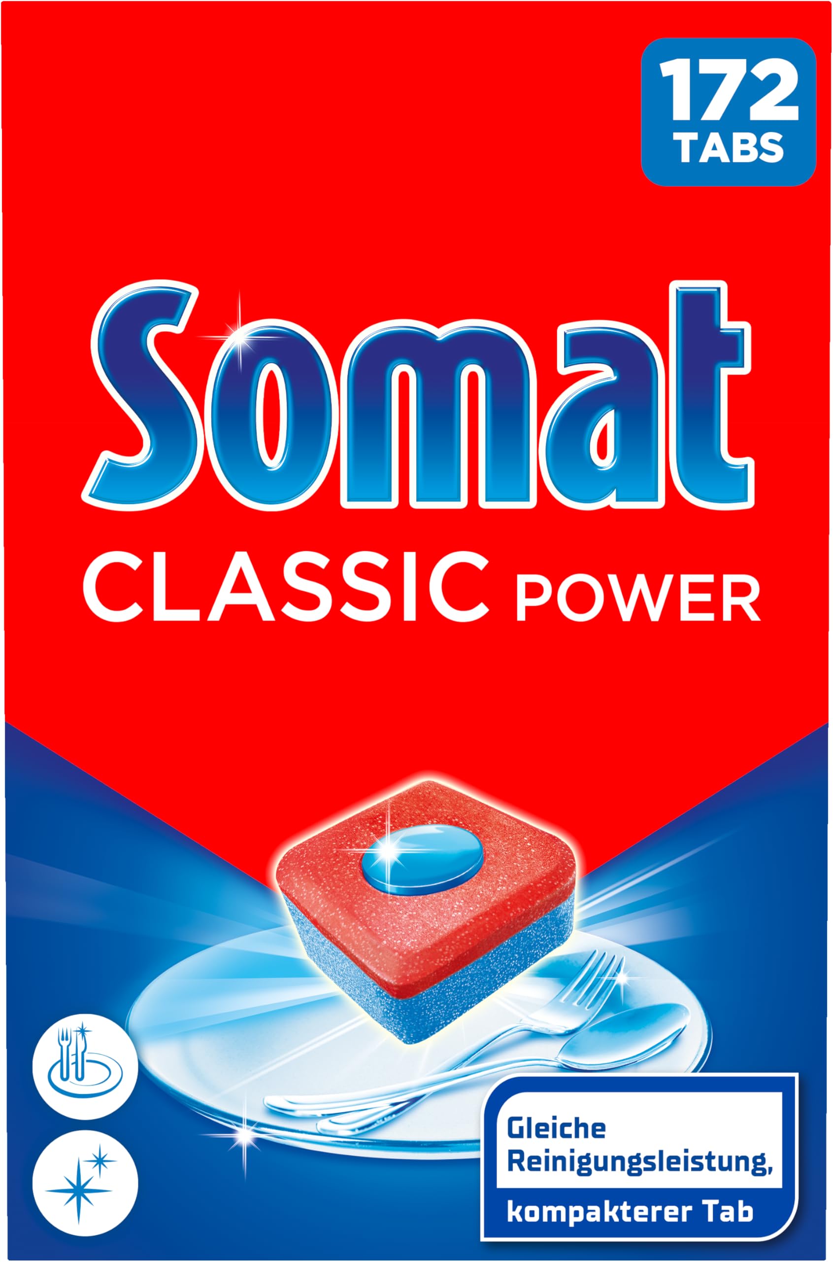 Somat Classic Power Dishwasher Tabs 172 Count