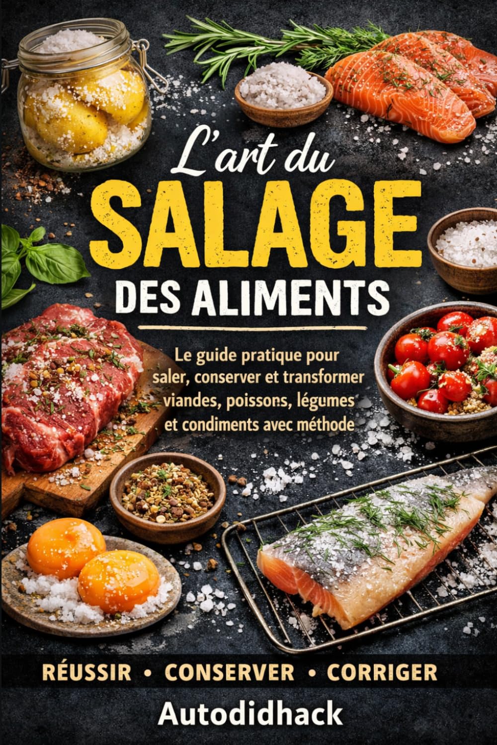 L’art du salage des aliments: Le guide pratique pour saler, conserver et transformer viandes, poissons, légumes et condiments avec méthode