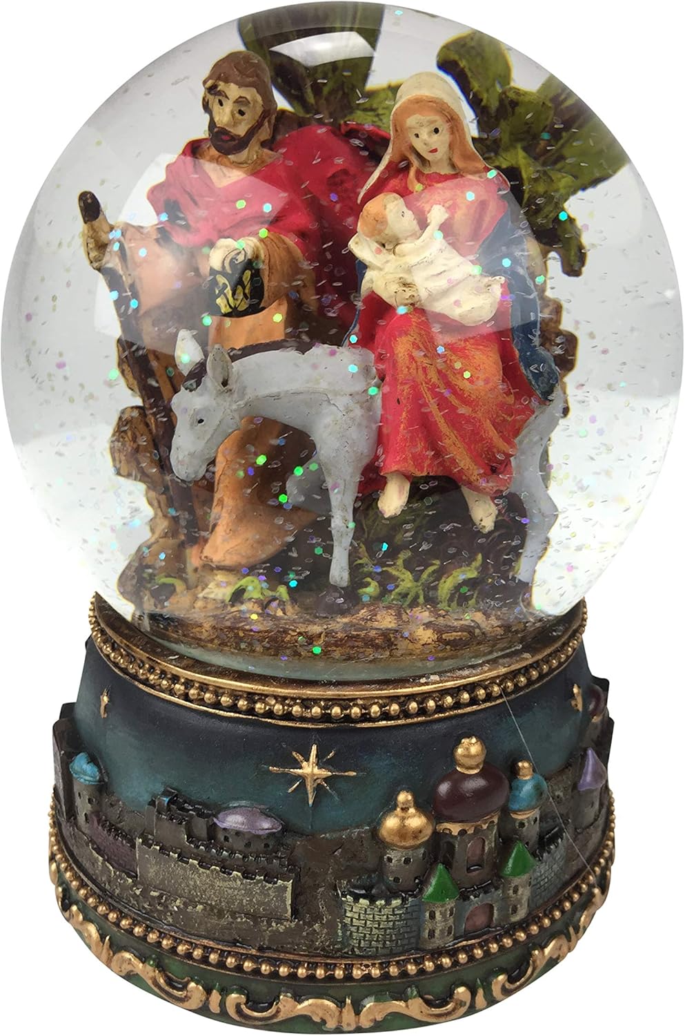 Reed & Barton North Pole Boule à Neige Musicale 1 Kg Multicolore