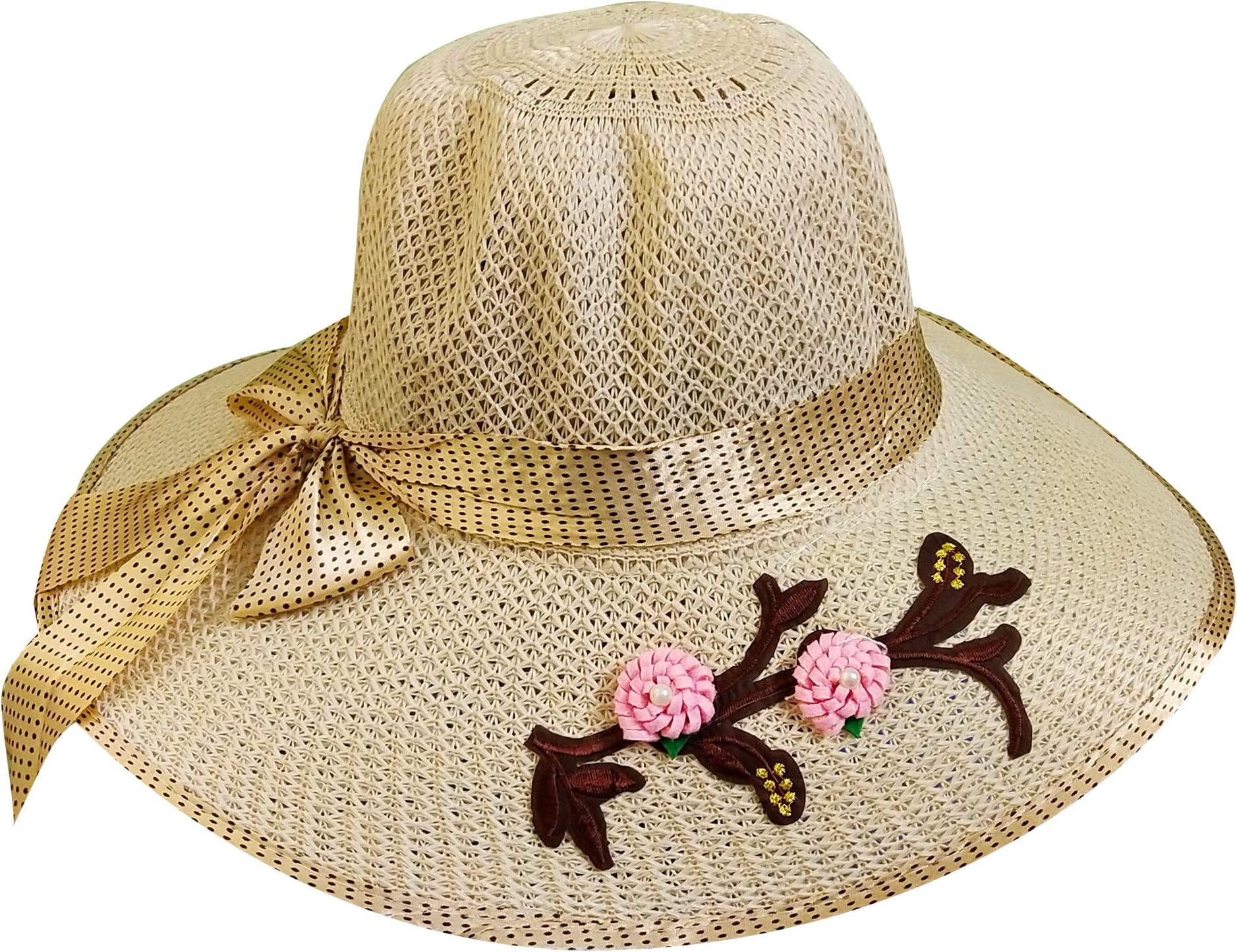 Devil Girls Fedora Hats for Beach Sun Protection Hat for Women and Girls Brown