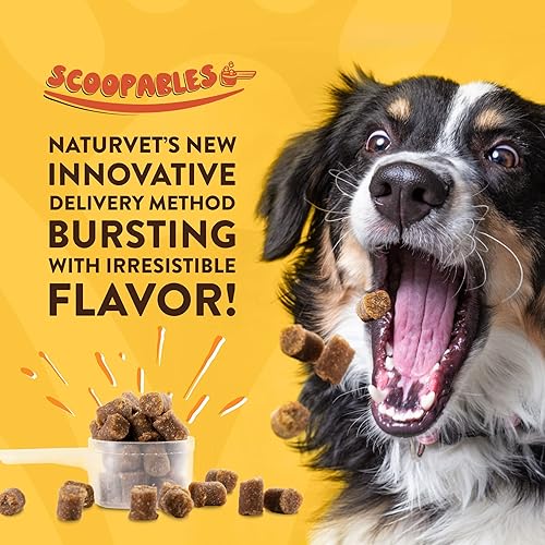 Miniatura 2 de NaturVet Scoopables Probióticos avanzados para perros  Probióticos masticables para perros y enzimas digestivas  Apoya un intestino saludable para