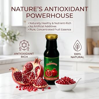 Anjoman Premium Pomegranate Molasses – 280g, Authentic Sweet & Tangy Sour Syrup for Cooking, Marinades & Salad Dressings, Natural & Healthy Antioxidant Rich Pomegranate Syrup