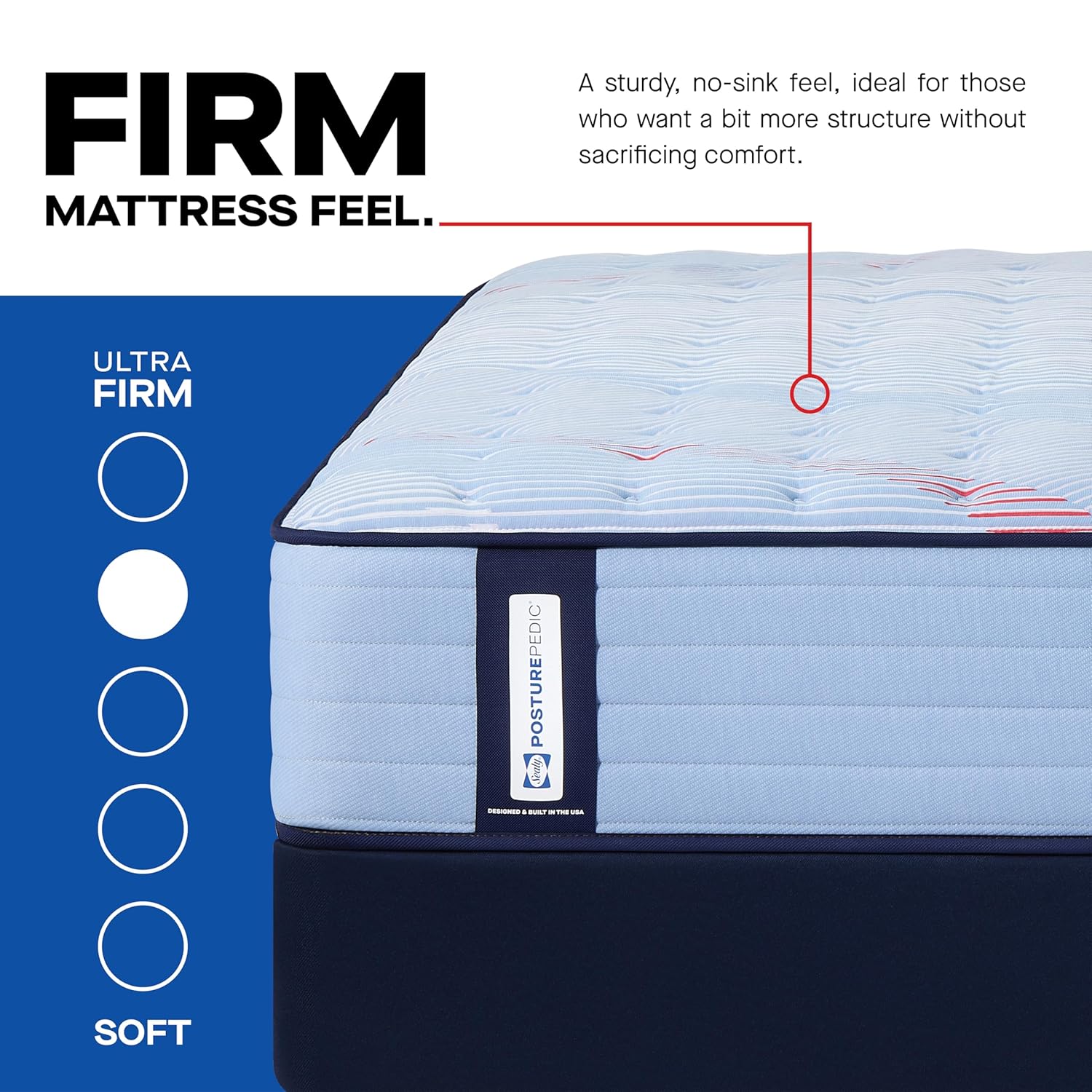 Sealy Posturepedic® Fayette 13" Firm Tight Top Innerspring Mattress - Queen