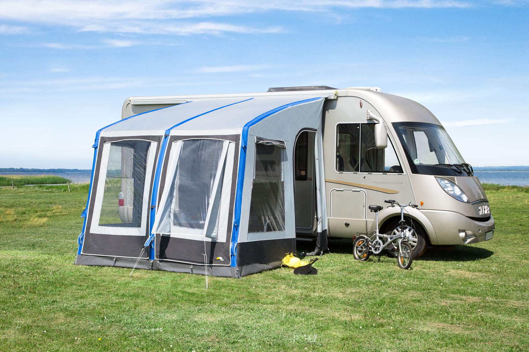 dwt Vorzelt Space Air HQ/High versch.Größen Wohnwagen Buszelt Markise Camping Air-In leichtzelt Reisezelt Zelt groß aufblasbar, Größenauswahl:Gr. 260L