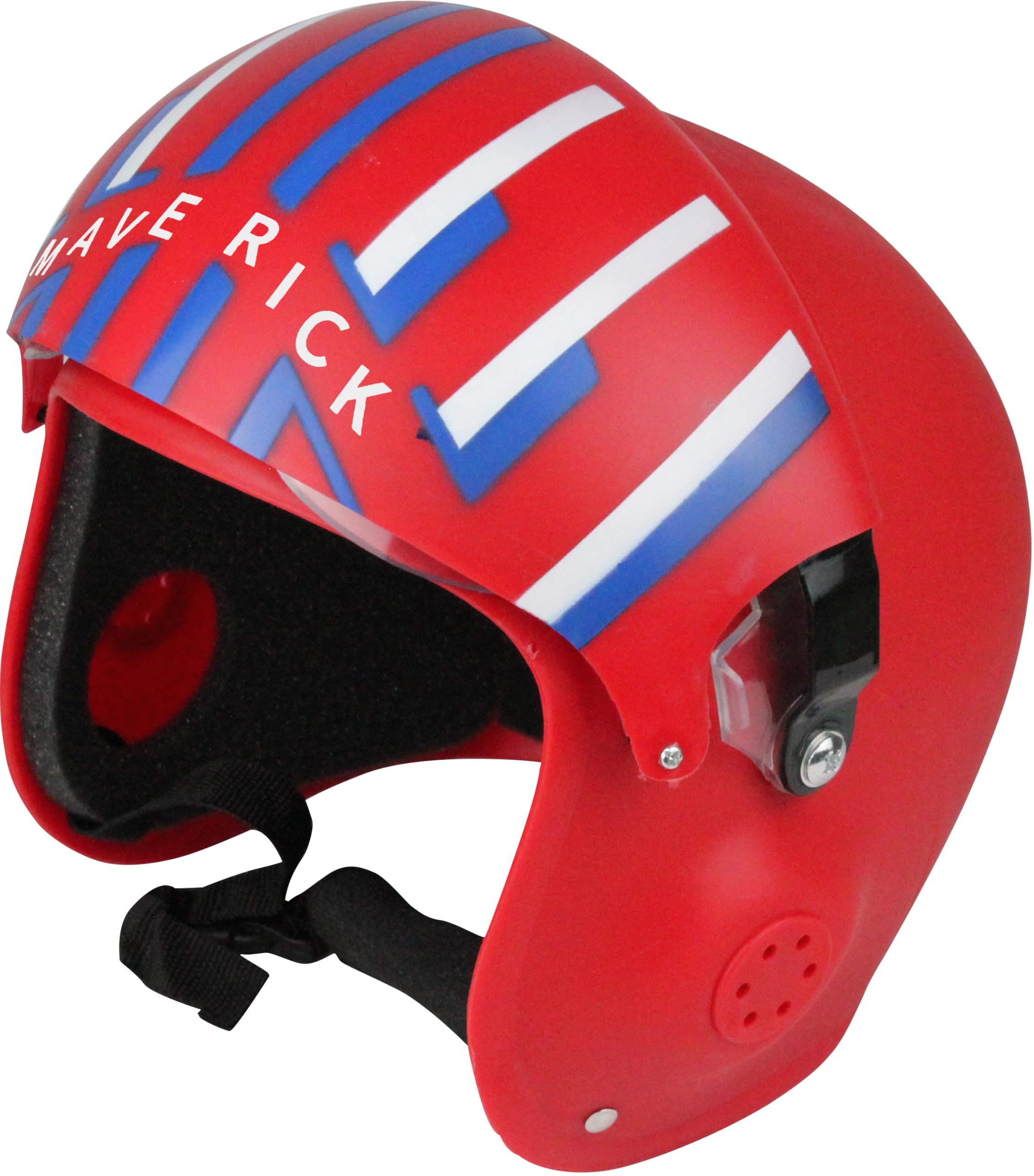 Adult's Air Force Combat Pilot Red Maverick Helmet Costume Accessory
