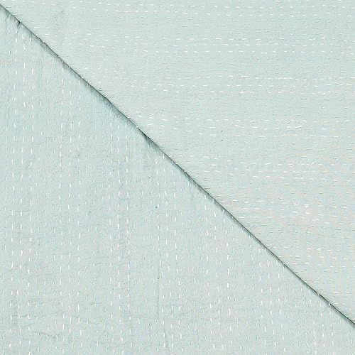 Miniatura 4 de Marubhumi Edredón tradicional indio de algodón puro con estampado de selva Kantha, funda de cama, colcha Kantha con estampado de animales,