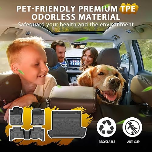 Vista 149 de Powerty Alfombrillas para BMW X3 2018-2024 / BMW X4 2019-2024, ajuste personalizado para accesorios BMW X3, alfombrillas de automóvil 3D TPE