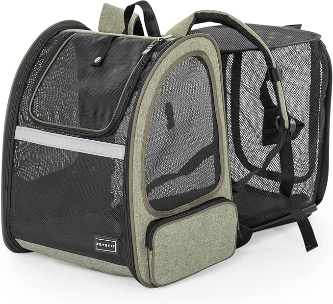 Petsfit Cat Backpack Carrier,Dog Carrier Backpacks Expandable with