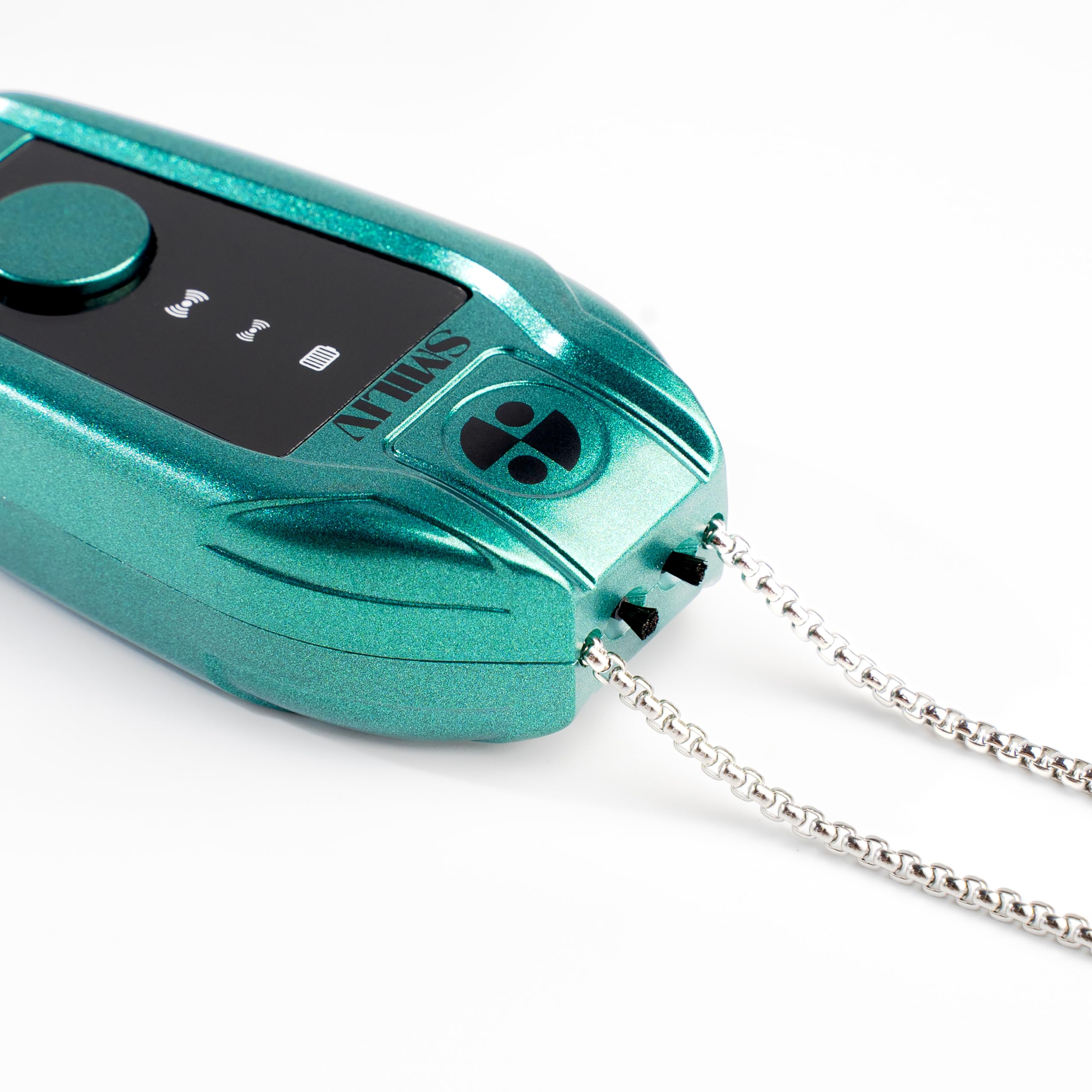 Portable Air Purifier – 99% Efficient | Wearable with Lanyard | Type-C Rechargeable | Eliminates Pollution, Dust, Bacteria | Compact – Silver & Green (Green) image 3