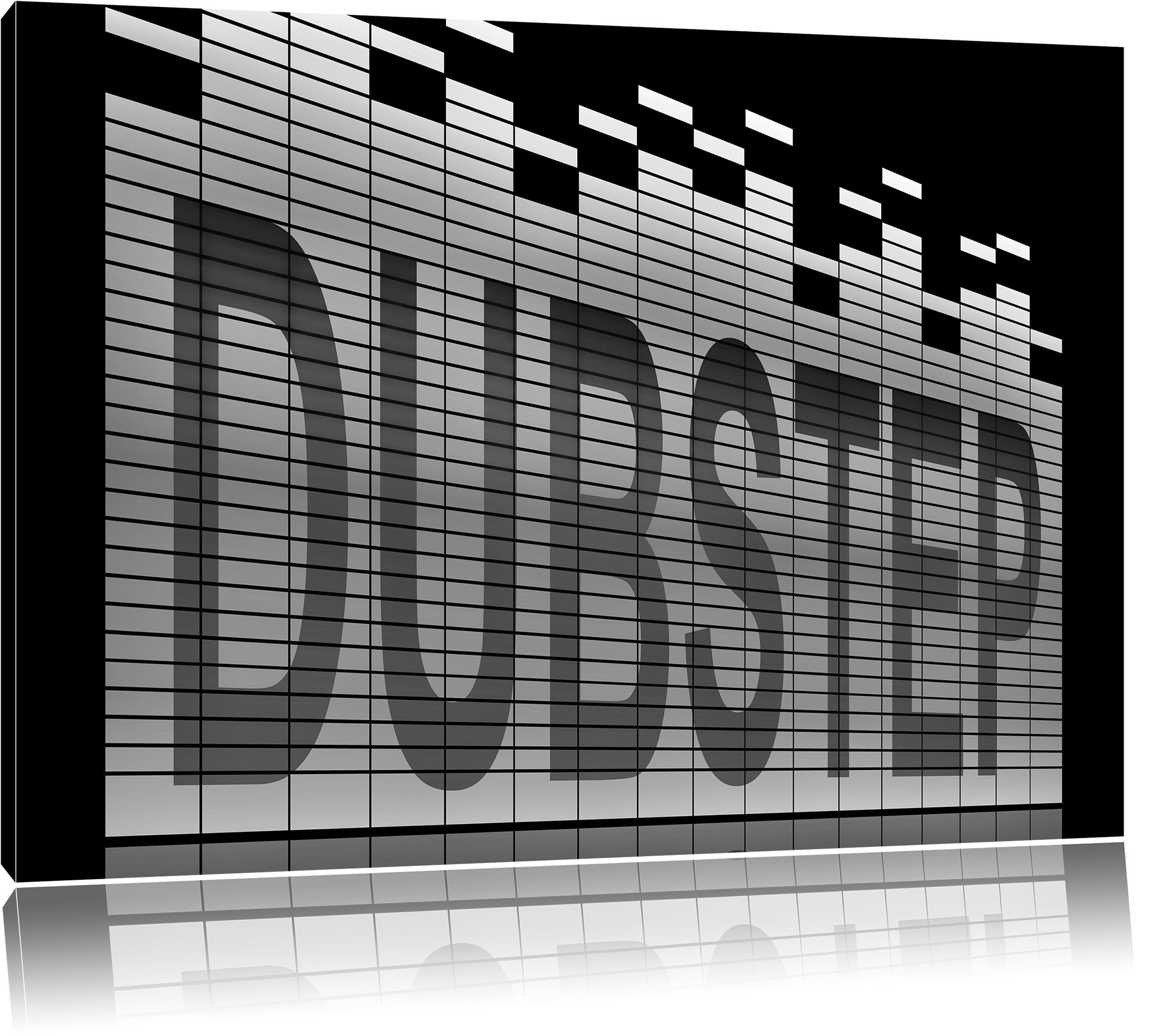 Pixxprint Dubstep, Electro Musica Stampa su Tela 120x80 cm Artistica murale
