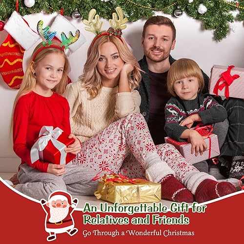 Miniatura 5 de MoKo Christmas Headbands for Women, Cute Headband Accessories with Different Designs for Kids Adults, Costume Party