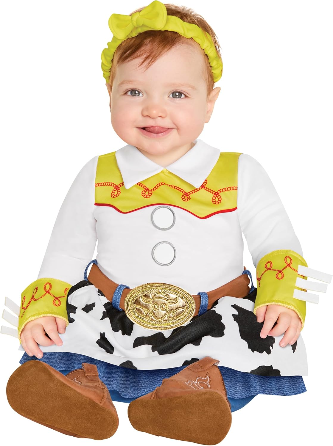 Spirit Halloween Toy Story Baby Jessie Costume | Officially Licensed | Cowgirl Cosplay | Disney Pixar | Group Costume