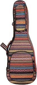 Music First 15mm Thick Padded Ukulele Bag for Baritone Ukulele 30"~31"