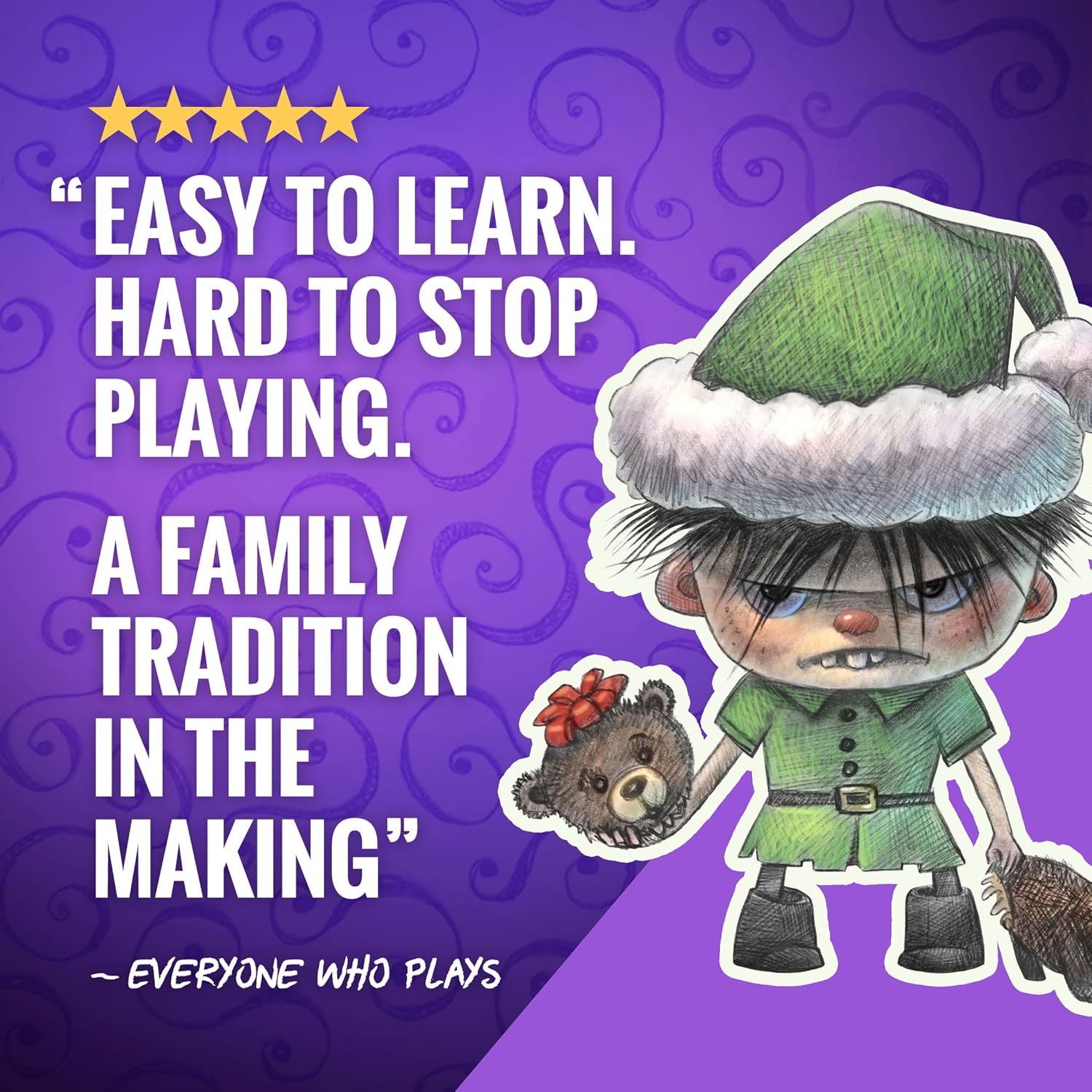 – Hilarious Christmas Card Game for Families & Friends | Ages 7+, 3–6 Players, Great Secret Santa Gift & Stocking Stuffer