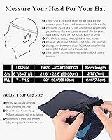 Vista 6 de GADIEMKENSD - Gorra de correr de secado rápido con enfriamiento y malla transpirable