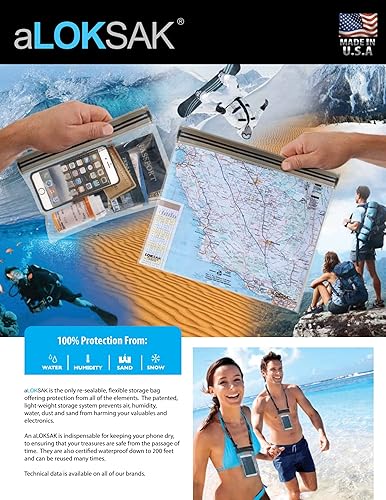 Miniatura 3 de LOKSAK Bolsa a prueba de elementos 12" x 12" (paquete de 2)