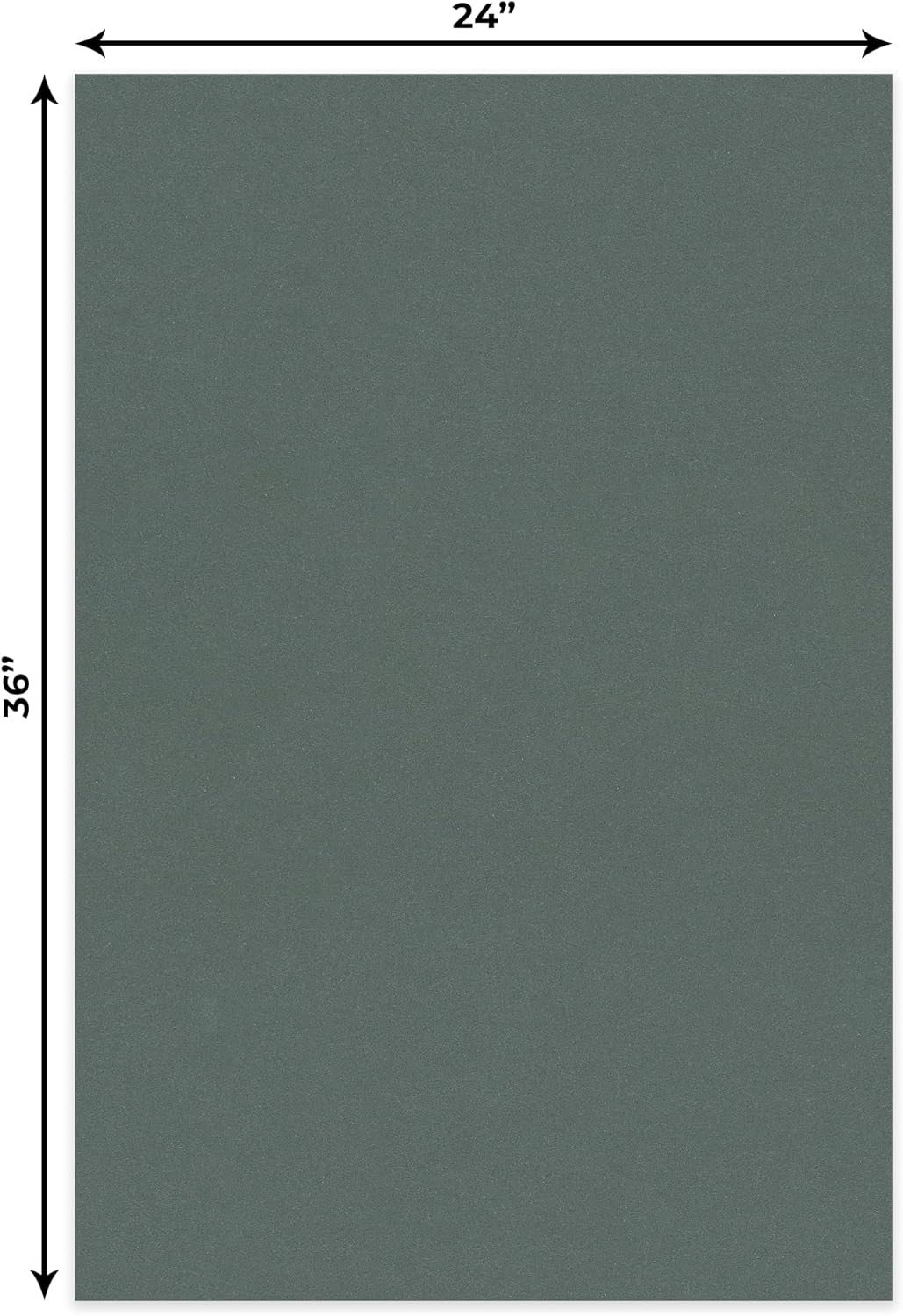 CountryArtHouse Granite Gray 24x36 Uncut Art Mat Board - No Opening - 1 Mat