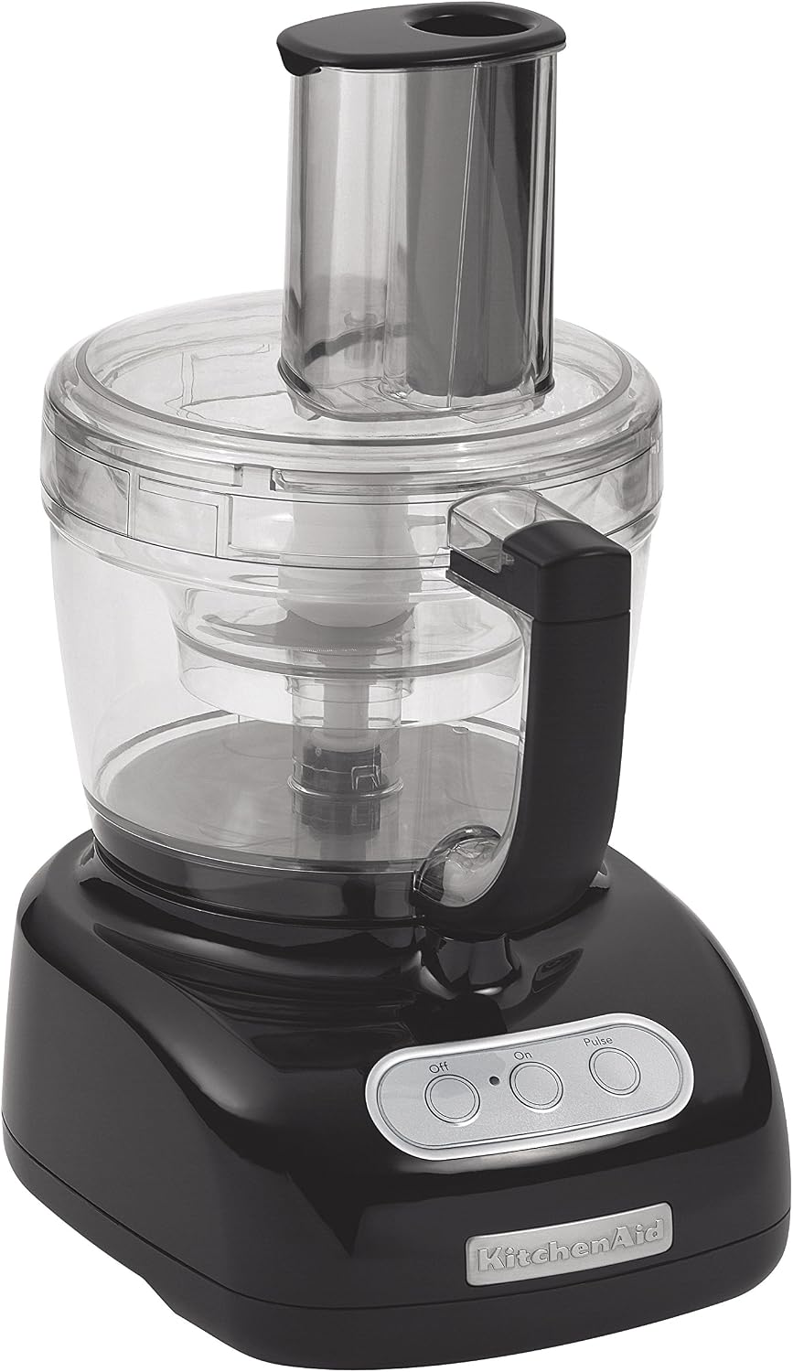 KitchenAid KFP750OB 700-Watt 12-Cup Food Processor, Onyx Black