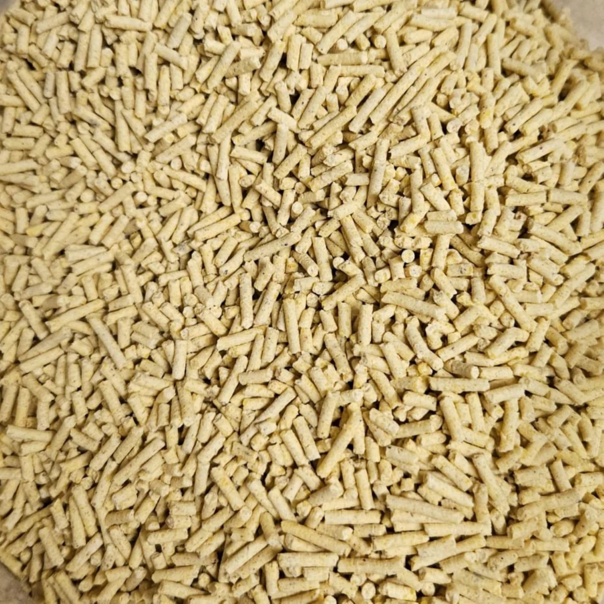 Maisstreu Katzenstreu 30 kg (10 Säcke je 3 kg), 80 L – 100% natürlich & biologisch abbaubar – klumpend, staubfrei & geruchsneutral – nachhaltige Katzenstreu aus Maisfasern. (30 kg)