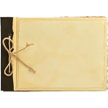 LEATHER VILLAGE Scrapbook Landscape Album, Heritage Brown 9.5x6.5.