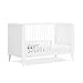 Delta Children Ollie 4-in-1 Convertible Crib - Greenguard Gold Certified, Bianca White