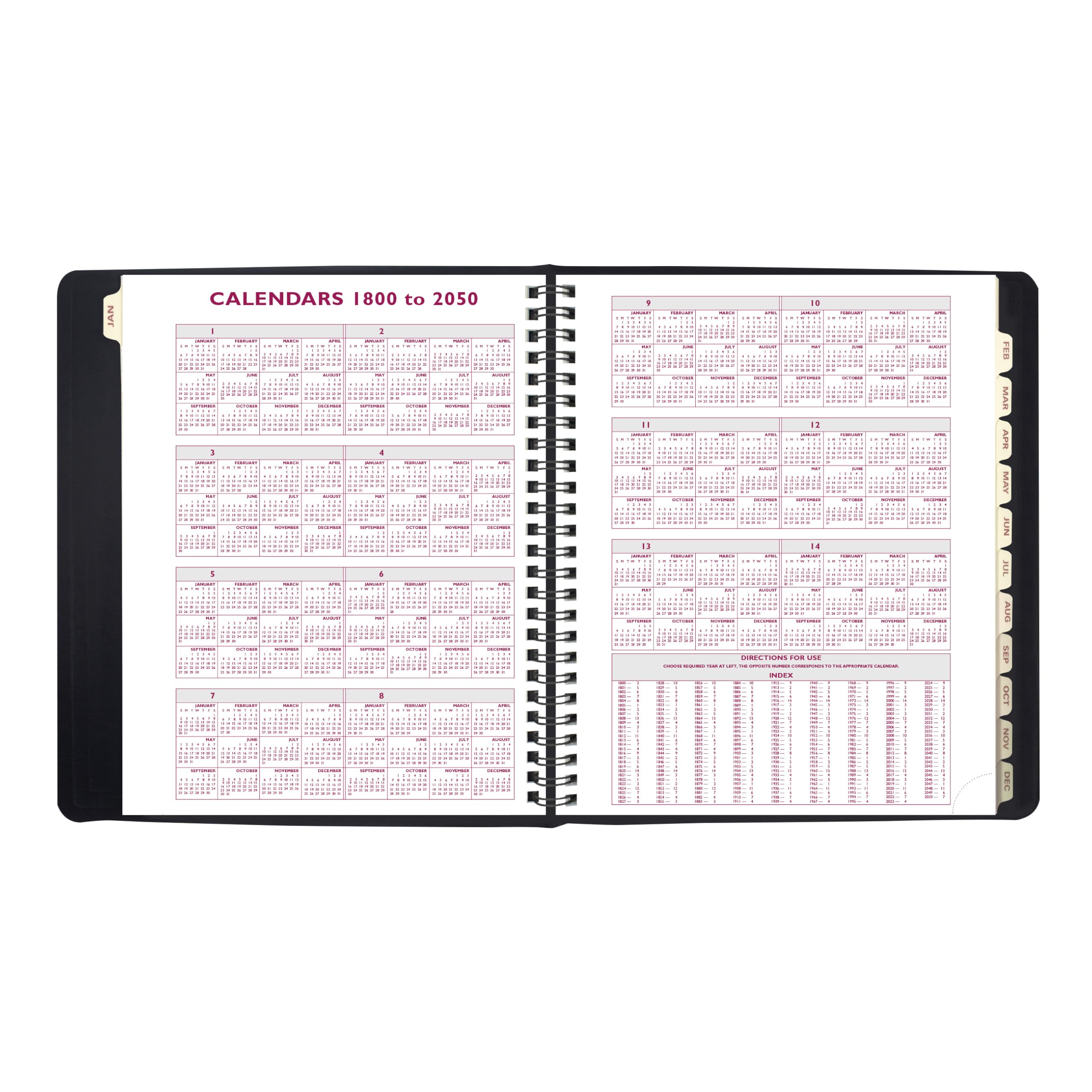 Brownline® - Planificador semanal/mensual esencial 2027, 12 meses, enero a diciembre, encuadernación de doble alambre, 8.5 x 6.75 pulgadas, negro (CB850.BLK)