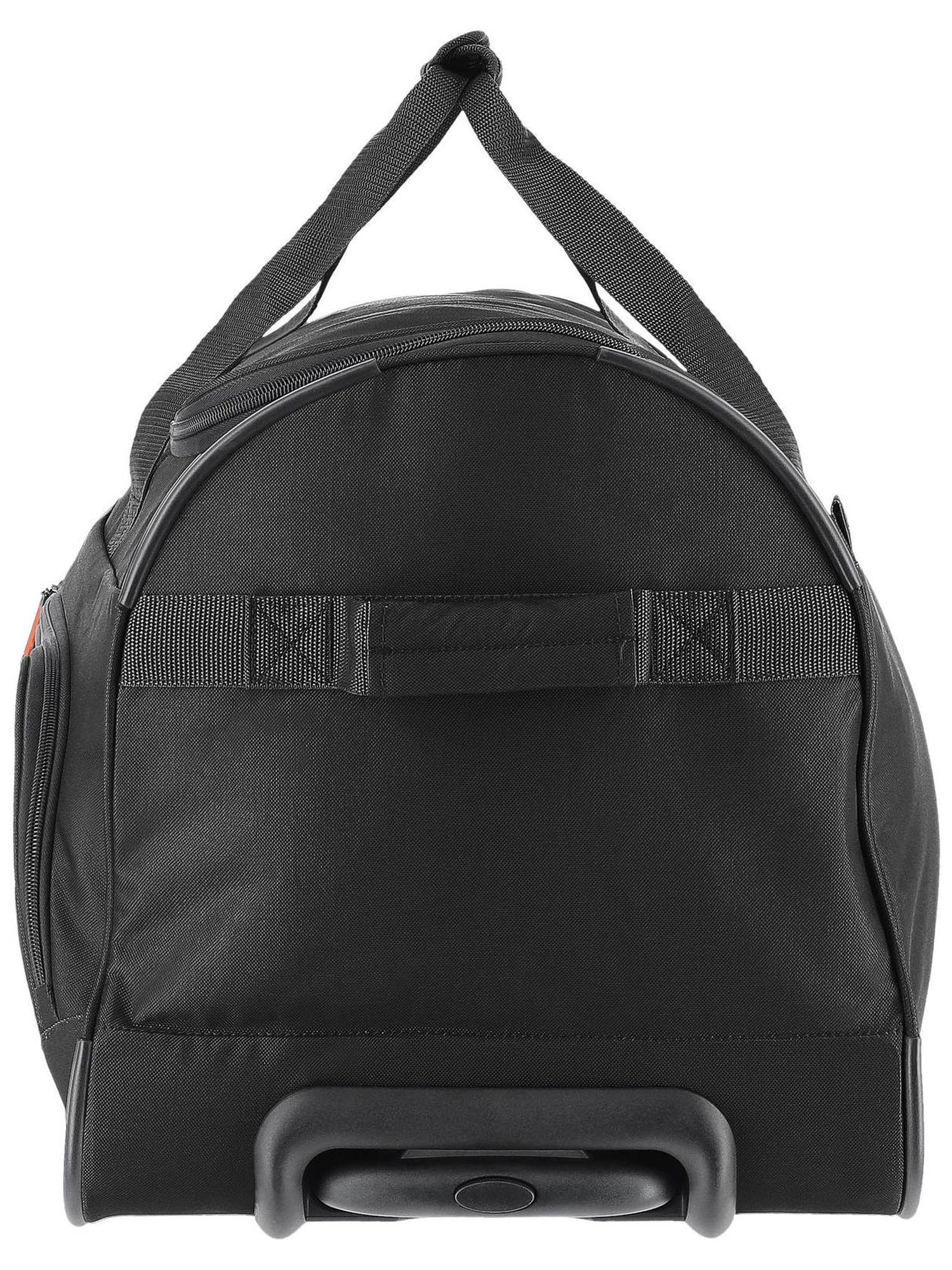 Seria Bagażu Basics Fresh: Miękka Torba Podróżna na Kółkach, O Sportowym Wzornictwie, 2-Kołowa Torba Podróżna na Kółkach, Rozmiar L, 096277-01, 71 cm, 89 Litrów, Czarna