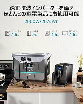 DaranEner NEO2000 ポータブル電源 | 2000W 2073Wh DaranEner NEO2000 Portable Power Station | 2000W 2073.6Wh