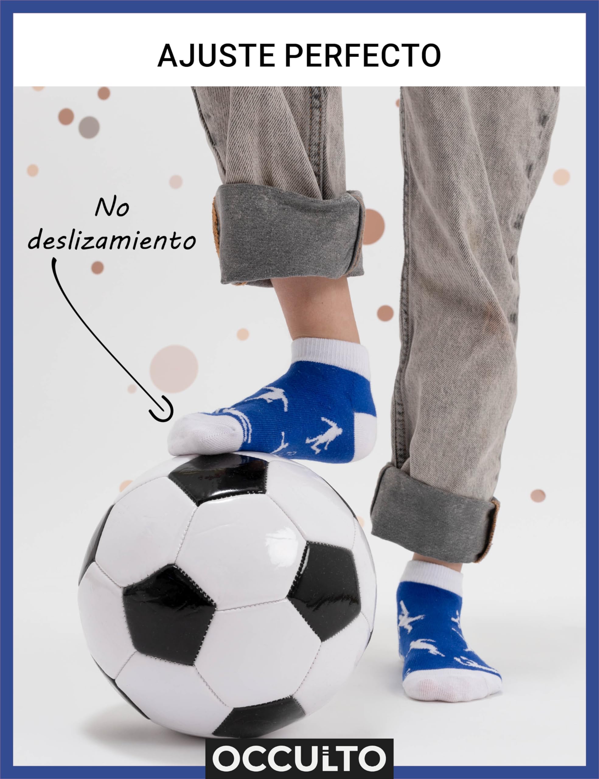 Occulto calcetines tobilleros motivo para niño y niña 10 pares (modelo: Motivo)