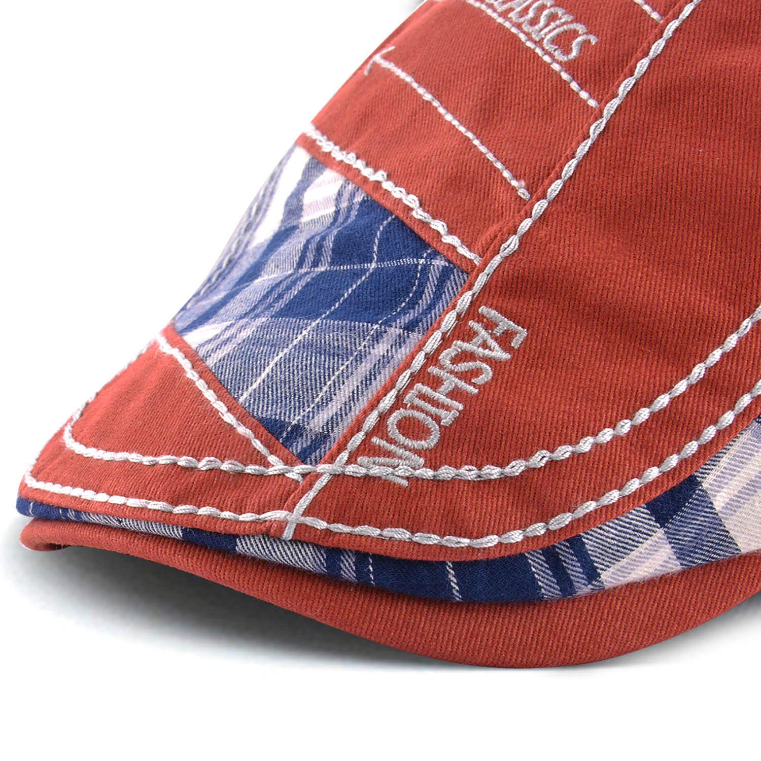 MOACC M Casquette Beret Plate,Chapeaux pour Hommes,Respirant Réglable Lvy Gavroche Casquette, Vintage Newsboy Flat Caps Maille Chapeau
