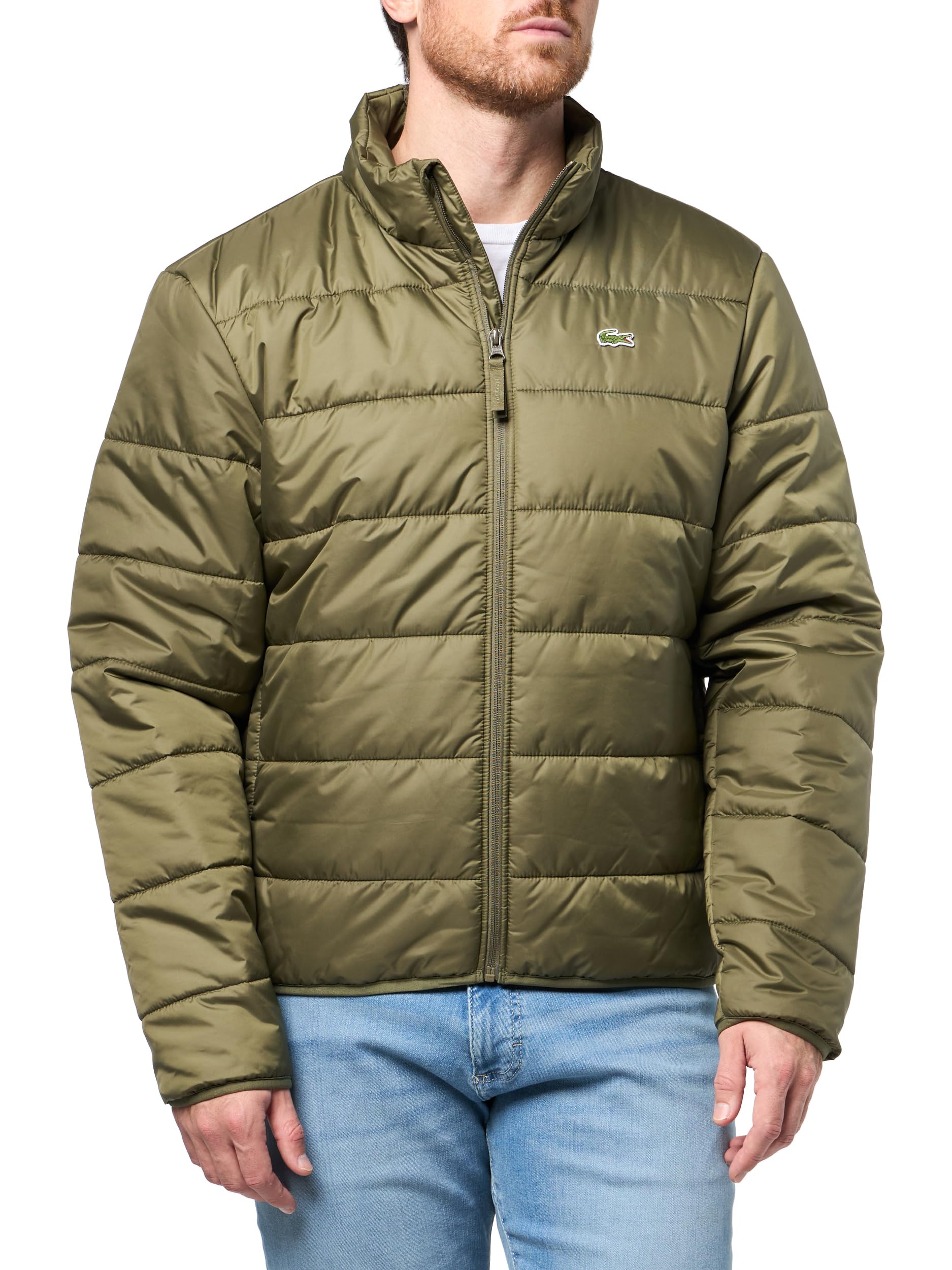 Men's Short Lightweight Water Repellent Puffed Jacket