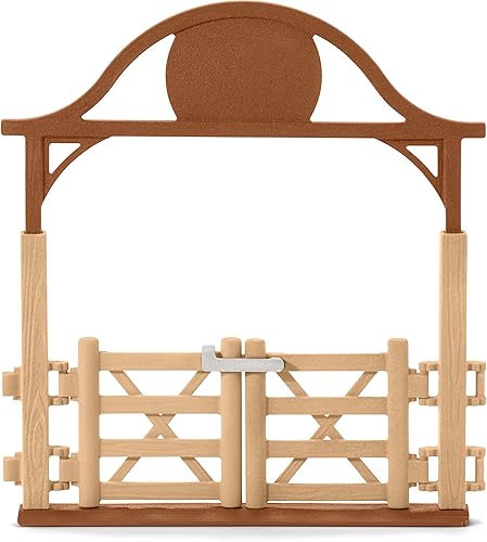 Miniatura 3 de Schleich Horse Club, juguetes de caballo para niñas y niños Paddock con puerta de entrada, juguete de caballo, 10 piezas, a partir de 5 años