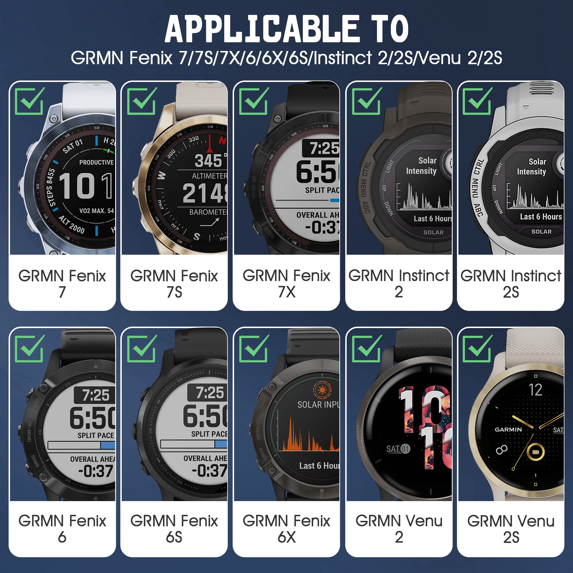 NEWZEROL Adapter USB C Kompatybilny z Vívoactive 6/5/4S, Garmin Kabel do Ładowania Zegarka Fenix 8/8 Solar/7/6, Forerunner 570/970/165/955/965, Venu 3S/2S, Epix2-Czarny