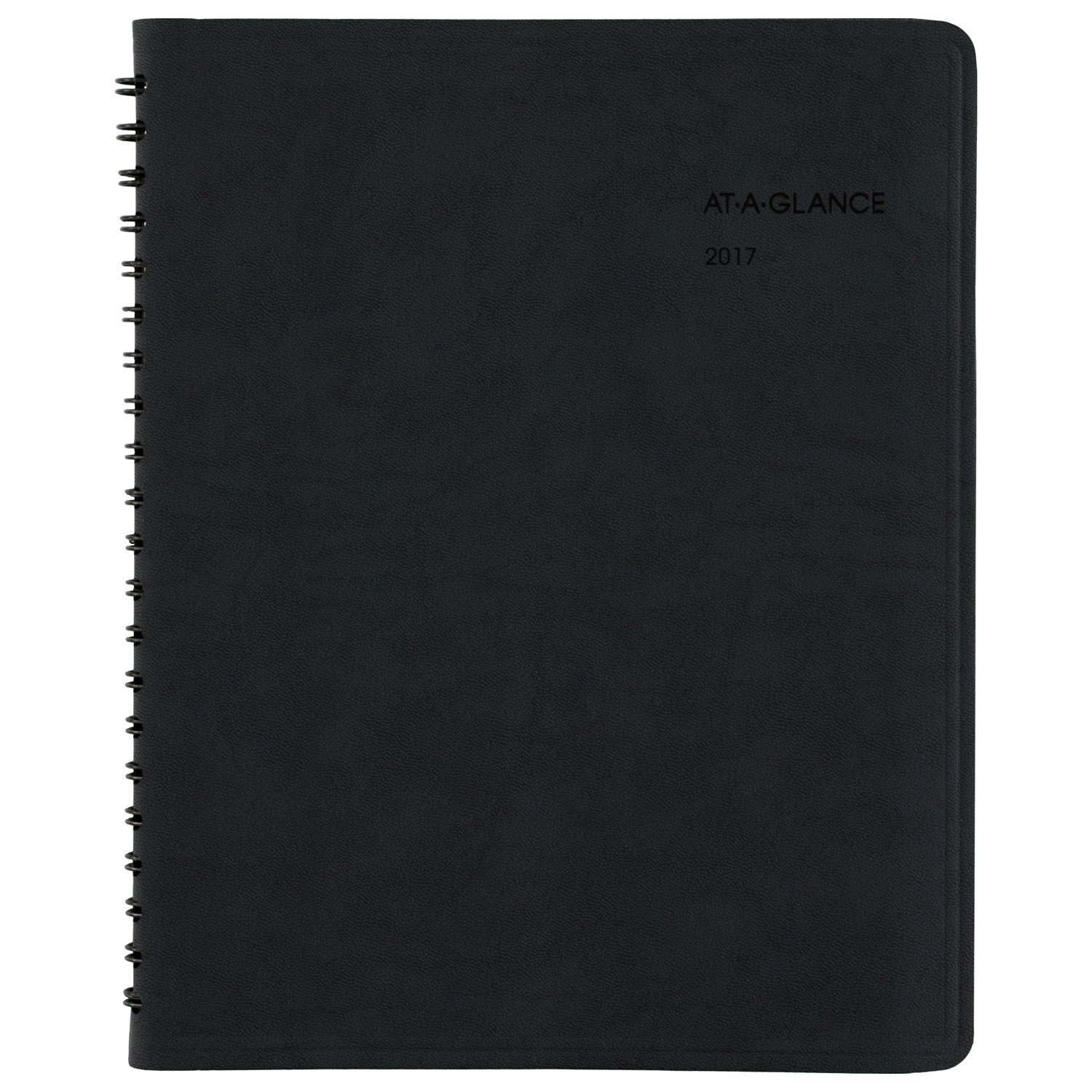 AT-A-GLANCE Agenda giornaliera 2017, The Action Planner, 20,5 x 25,4 cm, nero (70-EP01-05)