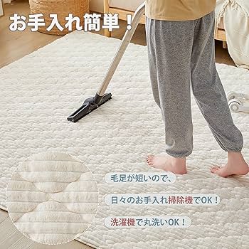 【VK Ingeroom】カーペット ラグ 極厚25mm 約3畳 抗菌防臭 Amazon | VK Ingeroom カーペット ラグ 極厚25mm ラグマット 3畳