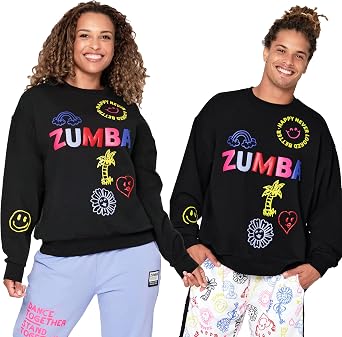 Amazon.co.jp: [zumba wear] [ズンバウエア] スエット プルオーバー