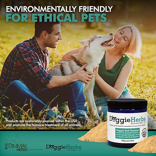 Miniatura 6 de Certificado orgánico curativo de ligamentos y tendones de perro – Suplemento natural de tendón y ligamento de perro de grado humano – Mezcla de