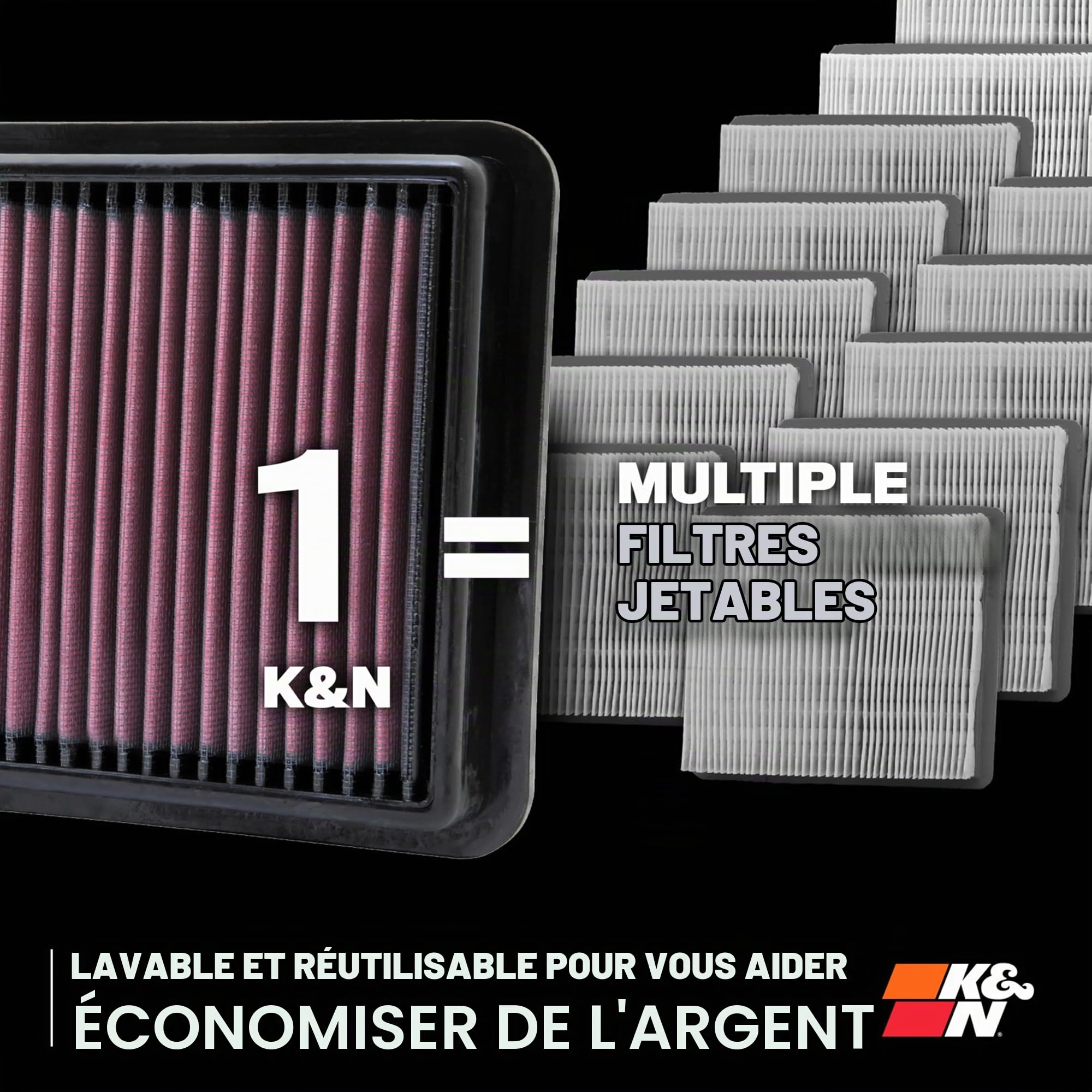K&N E-2993 Voitures Filtre à air de Remplacement