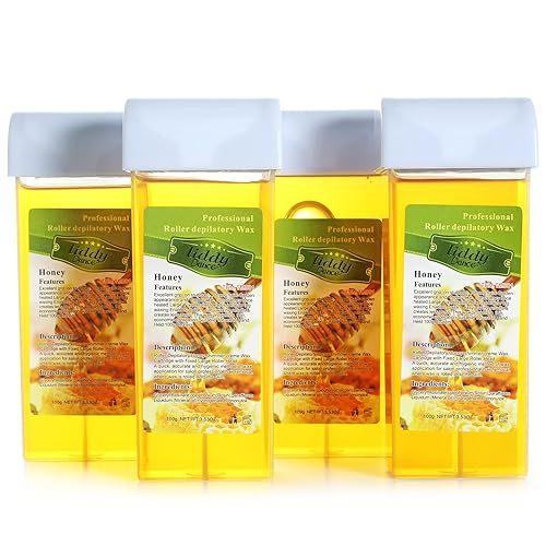 Miniatura 7 de Cera enrollable de rosa para depilación, repuesto de rodillo de cera suave para pieles sensibles, kit de cera con rodillo para mujeres, cartucho de
