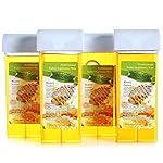 Liddy Dance Hair Removal Wax Roller Refill Kit - Soft Wax Cartridges for Body, Leg and Arm Waxing (3.52 oz, 4 Pack)