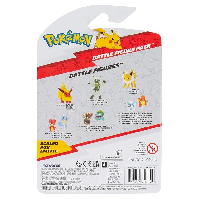 Foto 4 de 7 de Pokémon Battle Figure 2 Pack (Litleo & Bulbasaur #5) W19