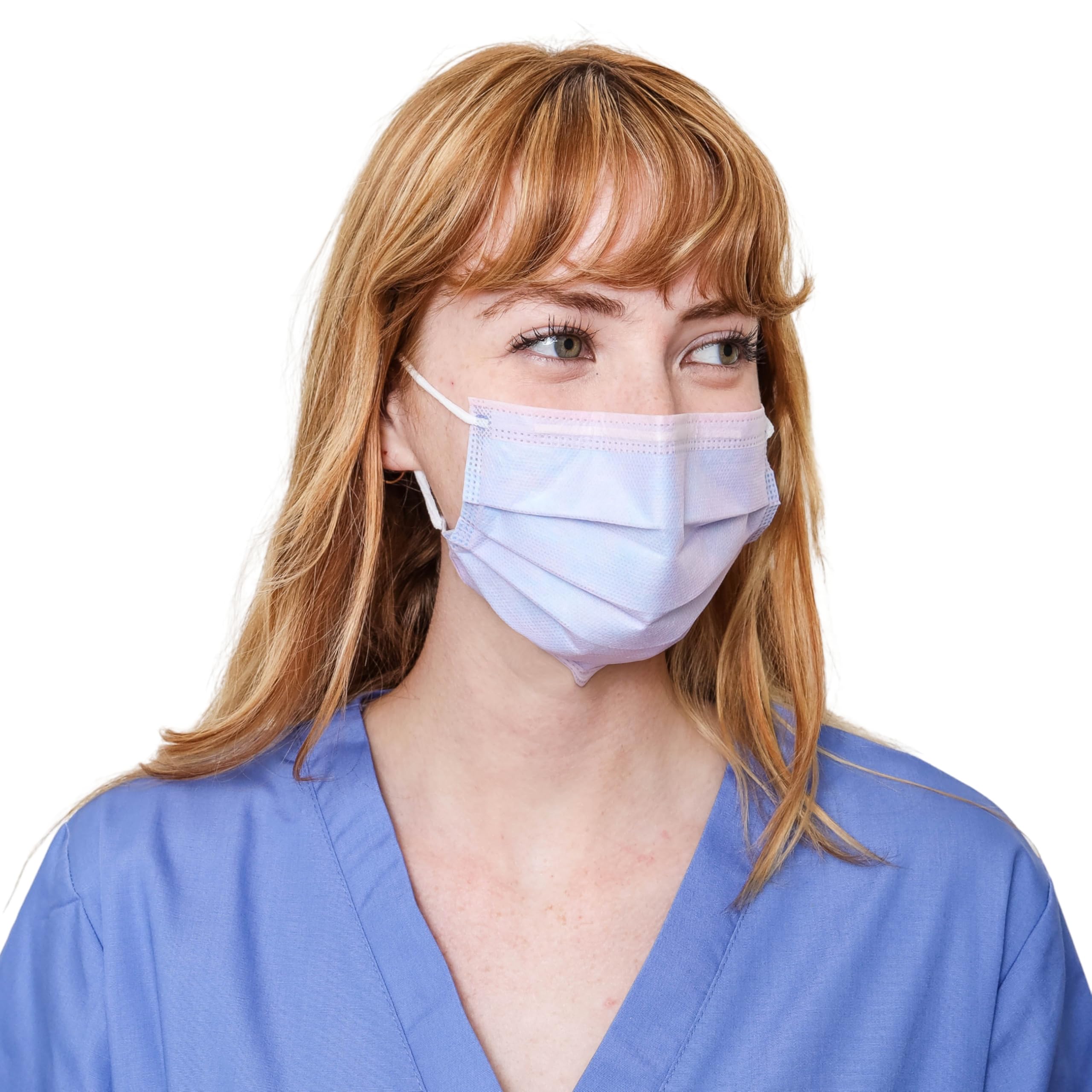 Amazon.com: Cranberry USA Cosmo Blue Face Masks, Disposable, 4-ply