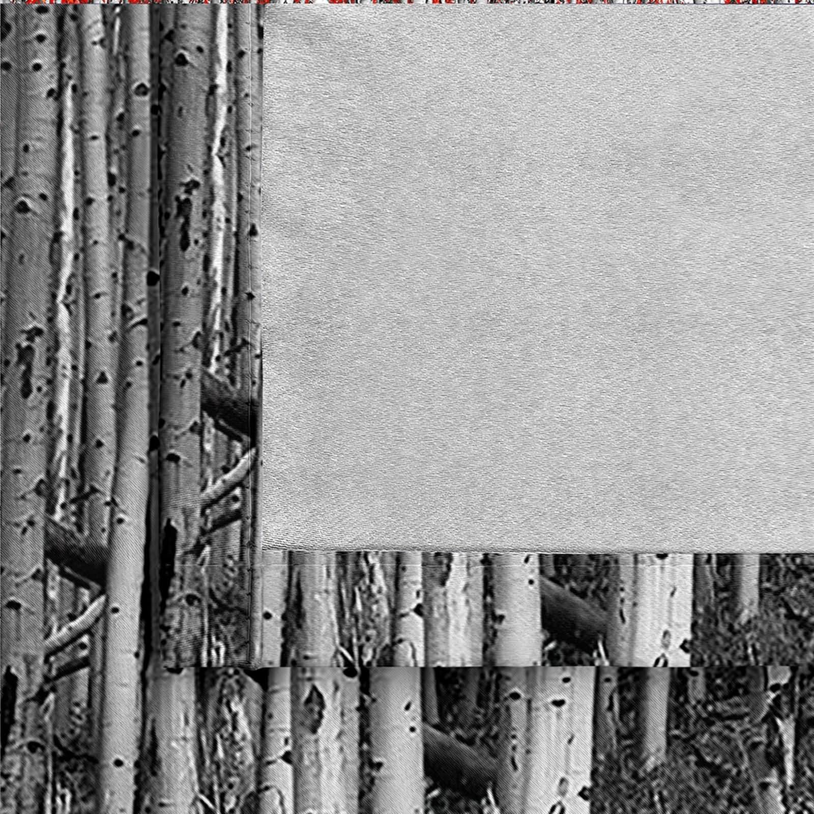 Zasłona do sypialni rodzicielskiej, zasłona okienna do wnętrz łazienka pomarańczowy szary biały brzozowy las poliester 2 panele 214 x 138 cm