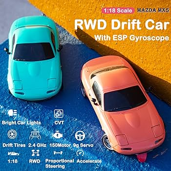 Amazon.com: Skymaker LDR/C LD1804 RC Drift Car 1/18 Mini