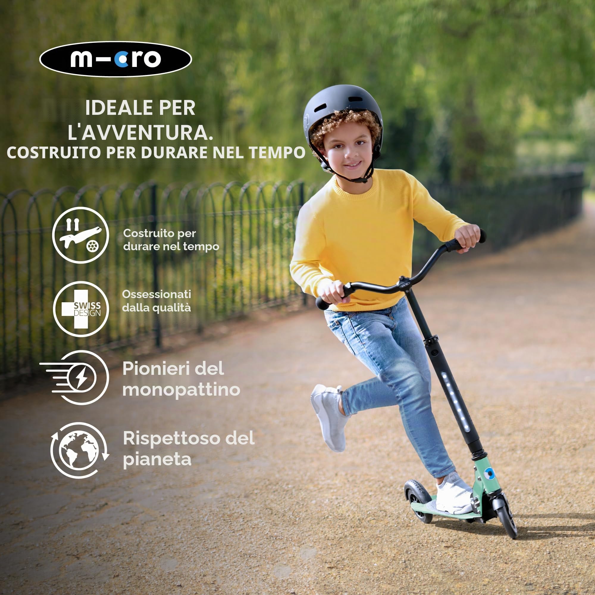 Micro Scooter/Bike Sprite Deluxe 5-12 Anni Ragazze/Ragazze