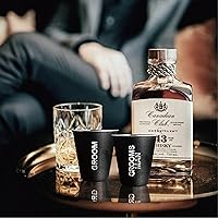 Vista 5 de PartyGifts&beyond 7 vasos de chupito para despedida de soltero de 2 onzas de acero inoxidable para padrinos de boda