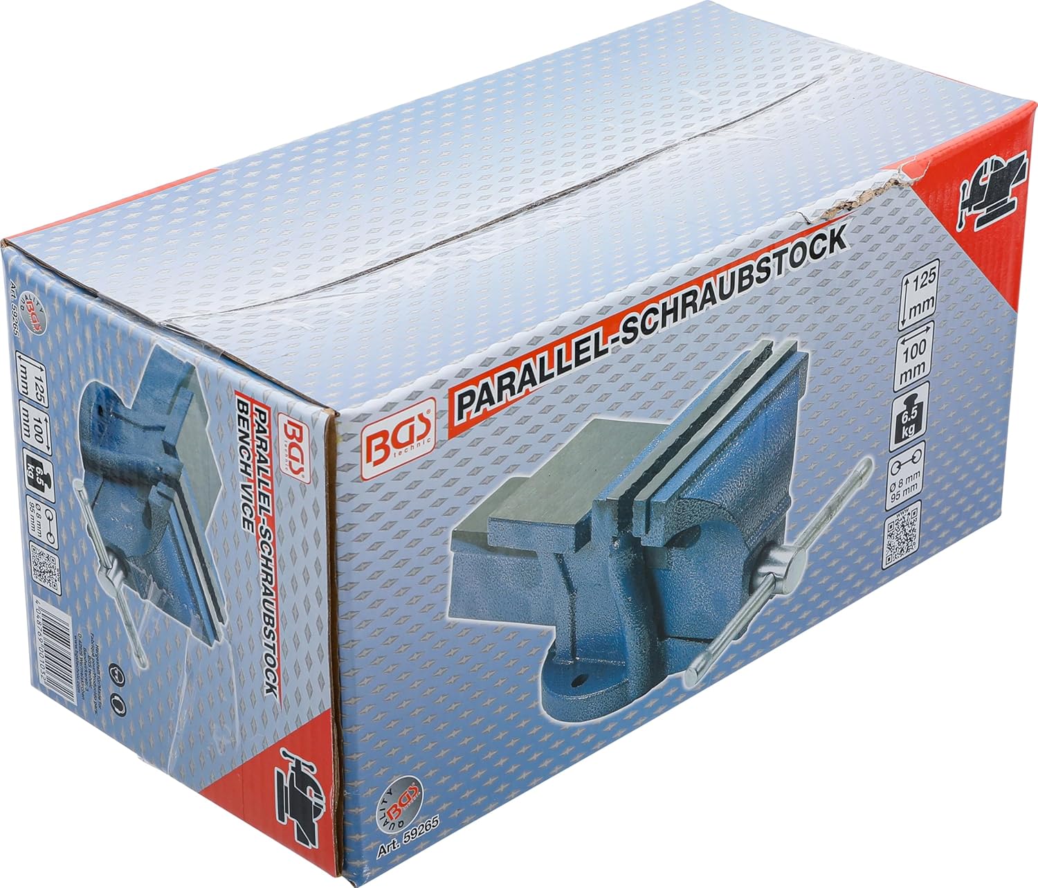 BGS 59265 | Bench Vice | 125 mm Jaws
