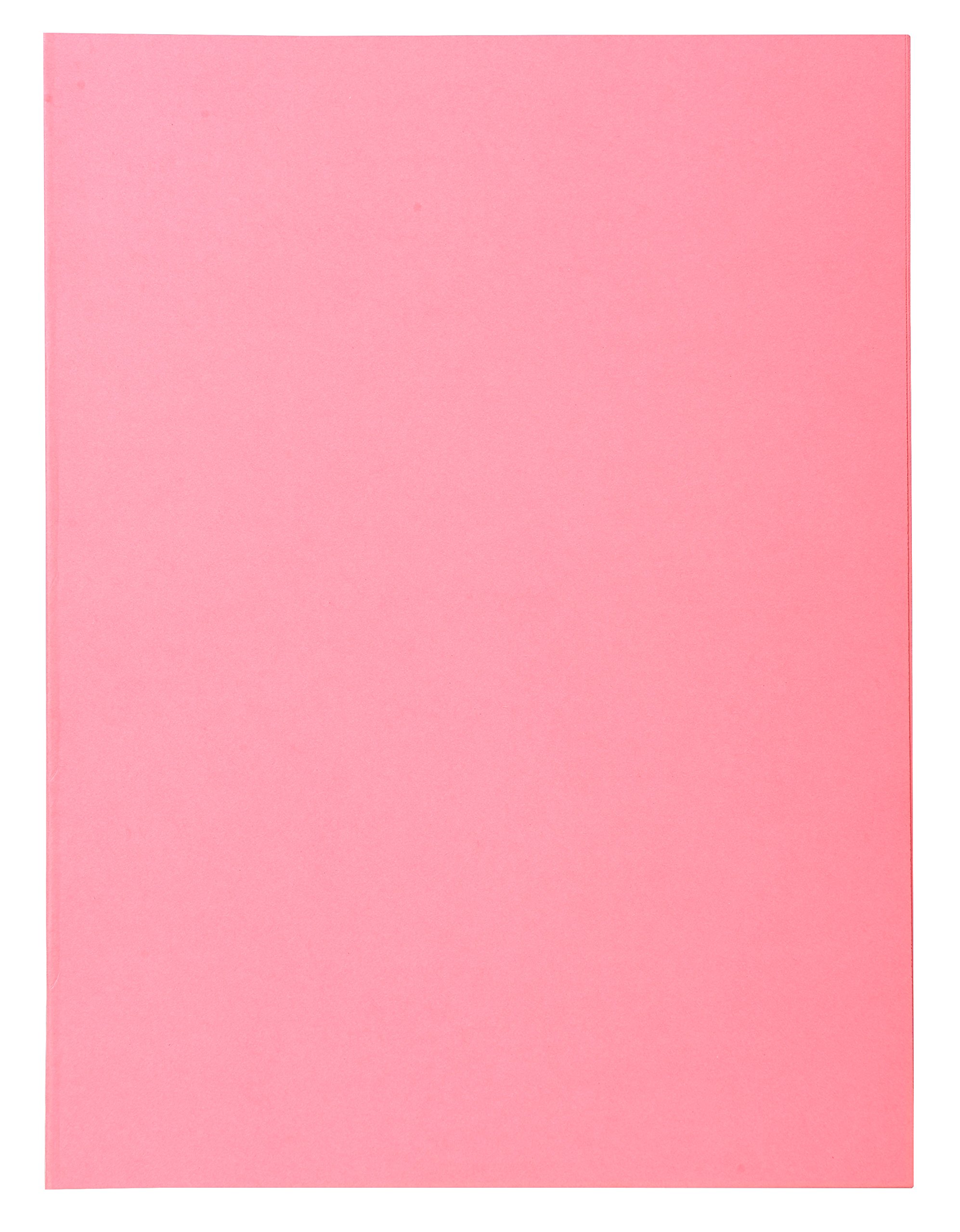 Exacompta 5 Packungen à 100 feste Mappen Super rosa