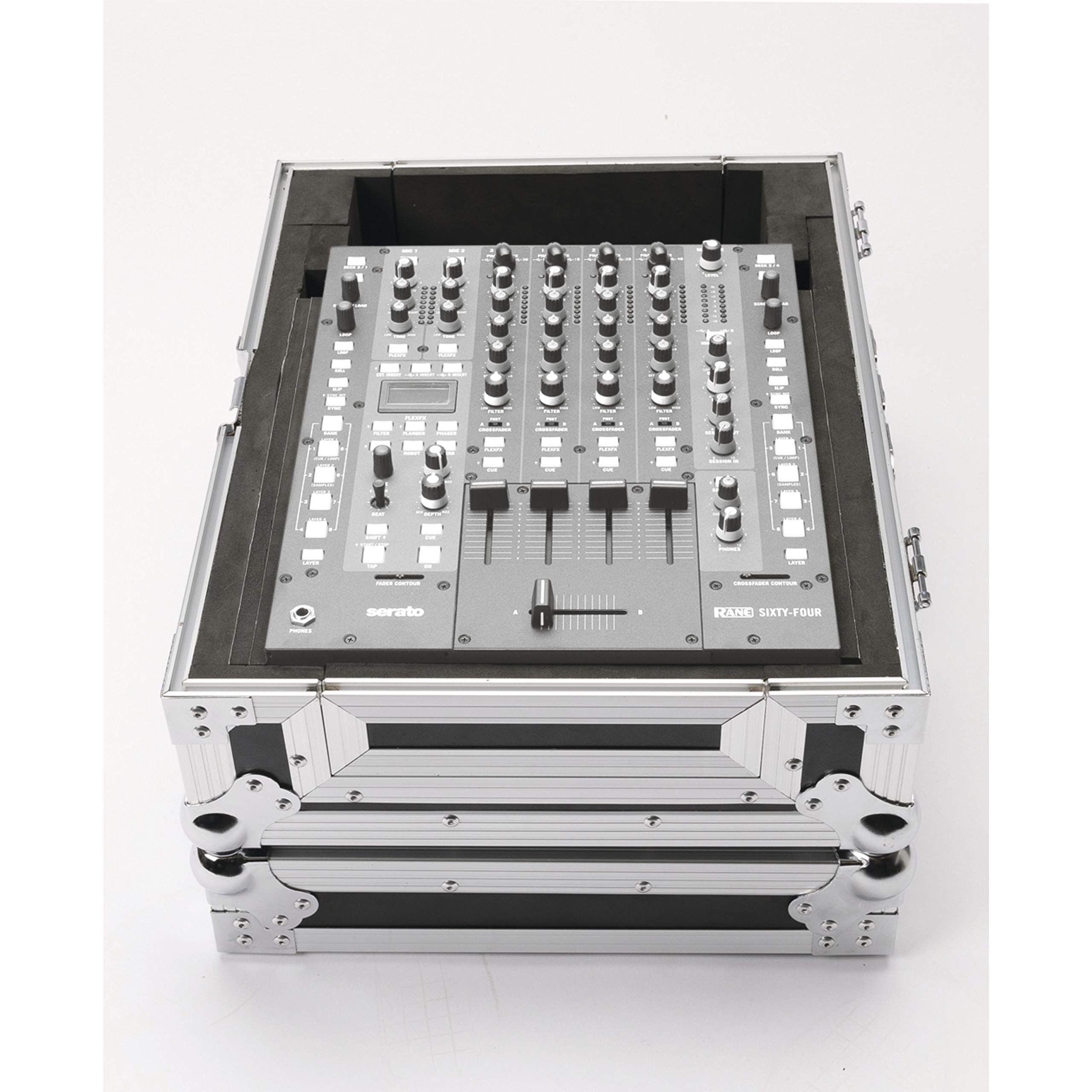 Magma Multi Format CDJ/Mixer Case Nero Flightcase Professionale Per CD Player o Mixer Da 12"