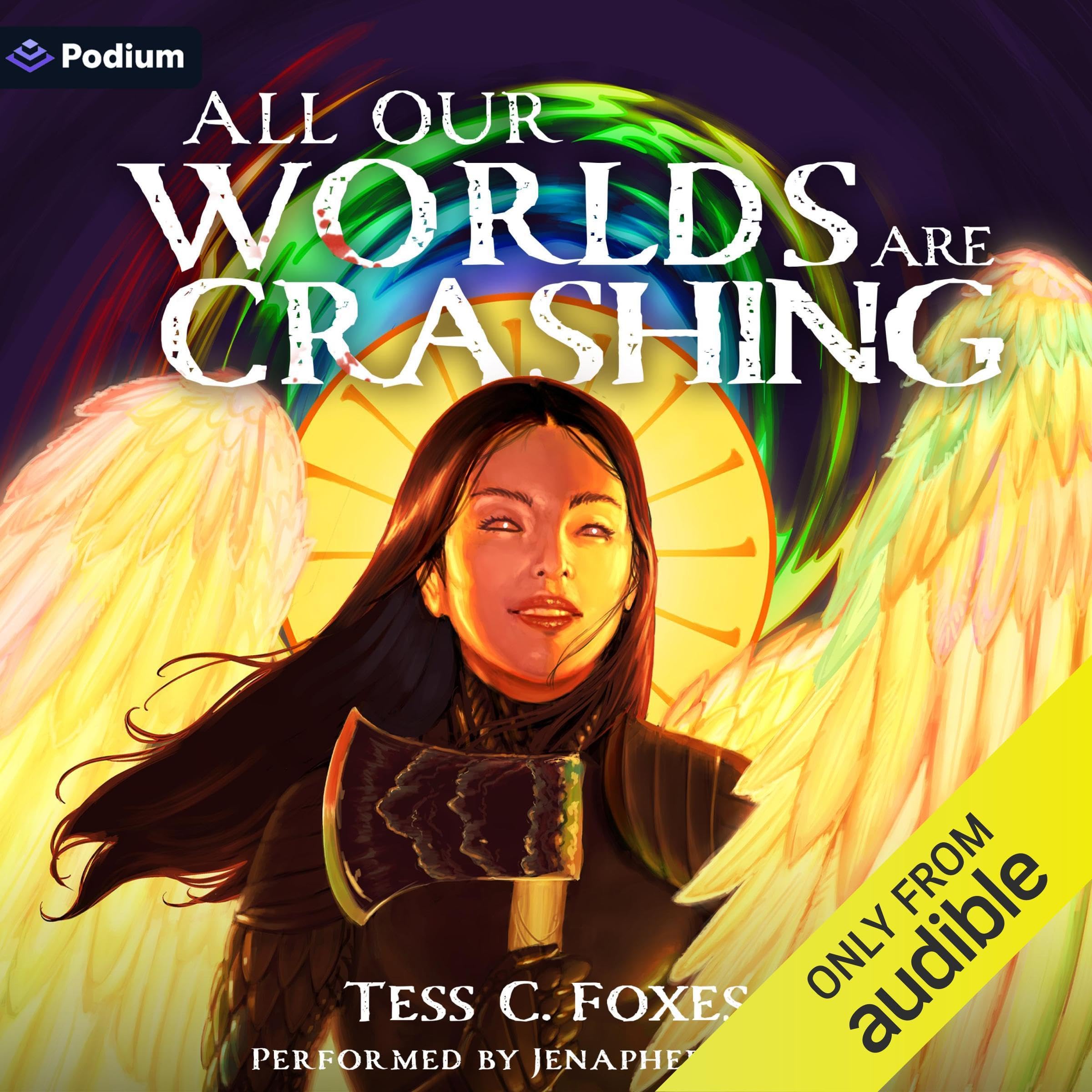 Cover art for All Our Worlds Are Crashing: A Survival Horror LitRPG